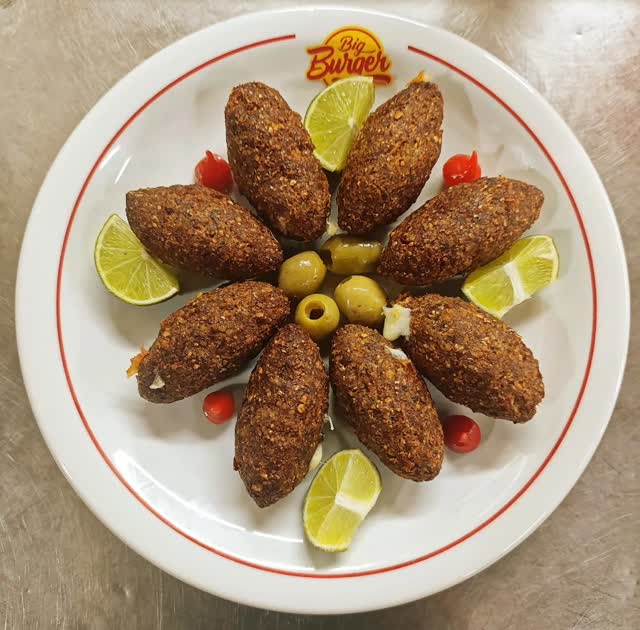 Porção de kibe com queijo do Big Burger